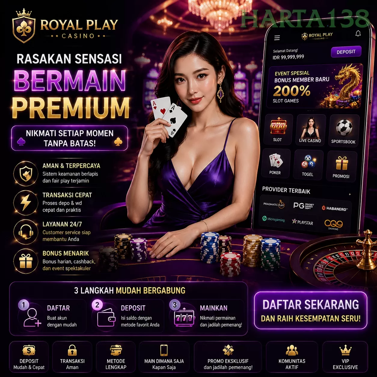 Login harta138 Sekarang Bonus Melimpah